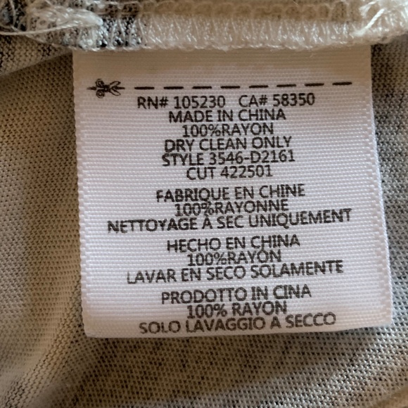 Joie Tribal Knit Maxi Dress Black White V Neck - Picture 7 of 7